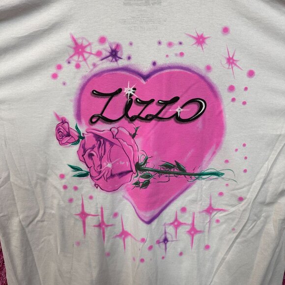 Lizzo oversized white Tee 0X/1X - Picture 2 of 4